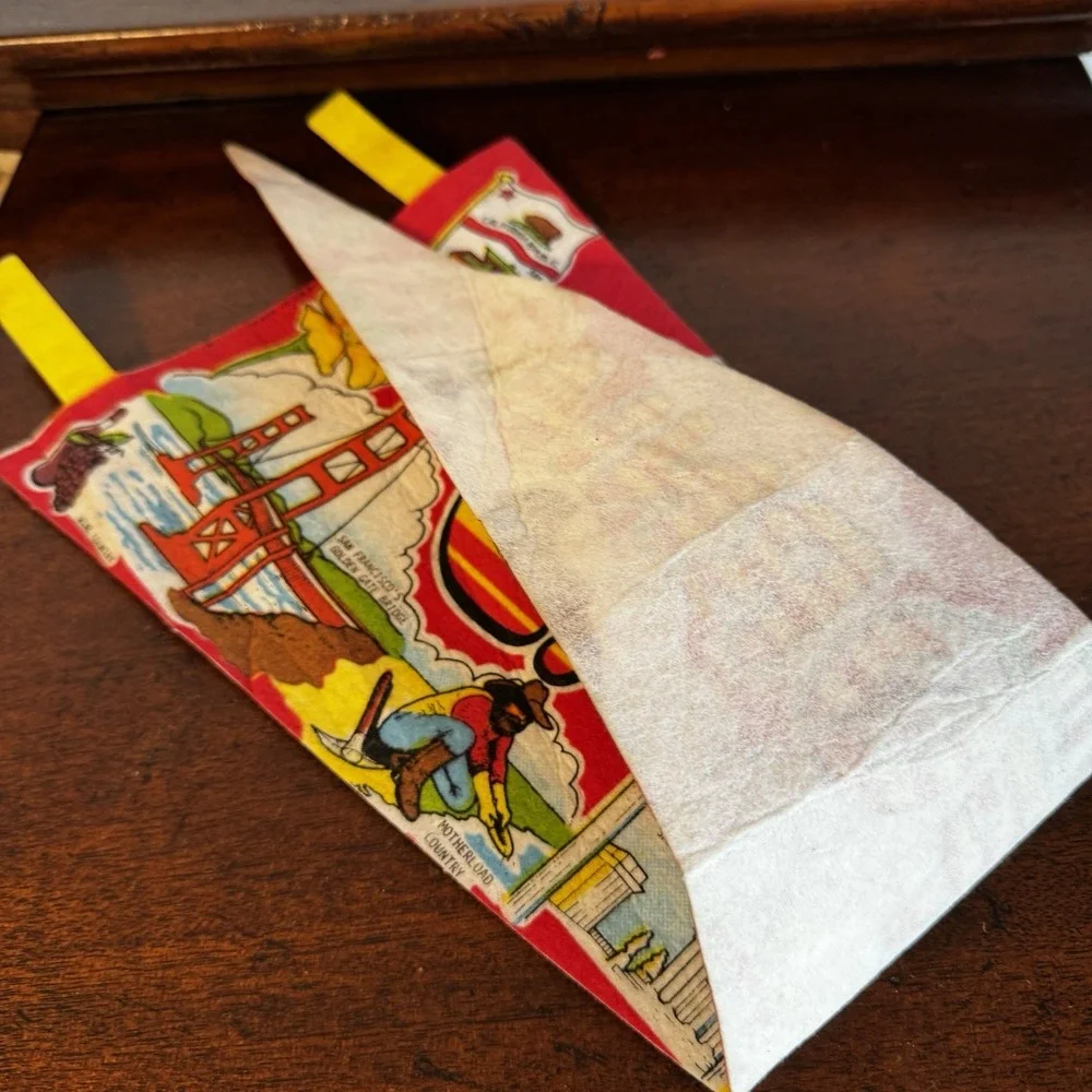 Vintage California Landmarks Souvenir Felt Pennant 25